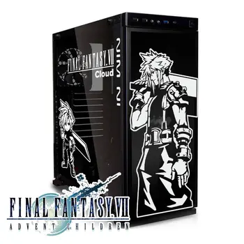 Final Fantasy Anime Samolepky pre PC Prípade,Dekor Obtlačky pre ATX Mid kostry Počítača, Kože,Nepremokavá, Ľahko Vymeniteľné
