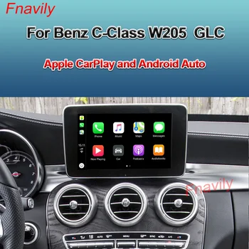 Fnavily OEM Retrofit Bezdrôtový CarPlay Na Mercedes Benz, C-Trieda W205 GLC Apple CarPlay A Android Auto Retrofit Súprava 2015-