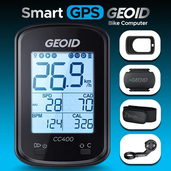 GEOID CC300 CC400 Bicykli GPS Požičovňa Počítačov Bezdrôtový Tachometer Nepremokavé Cyklistické Cyklus Tachometra na obrazovke FSTN 1.9