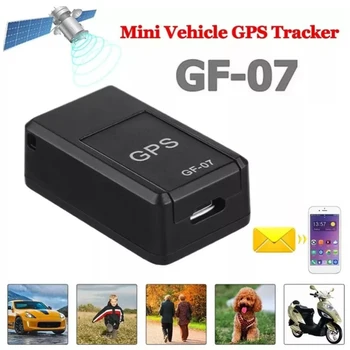 GF07 Mini Magnetické GPS Tracker Anti-theft Real-time Auto Truck Vozidla, Diaľkové ovládanie Deti vo Veku Anti-Stratil Lokátor Zariadenia GSM