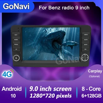 GoNavi Na Mercedes Benz ML350 ML300 ML320 GL350 W164 IPS HD Displej 128 GB Android autorádia Multimediálne Navig 2 Din Vedúci Jednotky