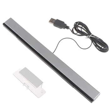 Hra príslušenstvo Wii Sensor Bar Káblové Prijímače IR Signálu Ray USB Konektor Náhrada za Nitendo Diaľkové