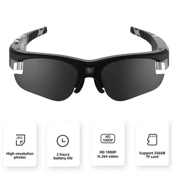 Inteligentné Okuliare 1080P HD Mini Kamera Okuliare Lupa 