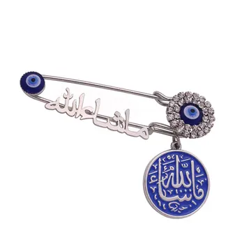 islam Mashallah v arabčine turecký zlým okom brošňa dieťa pin