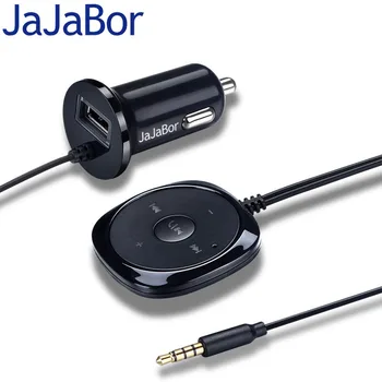 JaJaBor BC20 Bluetooth Súprava Handsfree Reproduktor Bluetooth 2.1 s 5V 2.1 A USB Nabíjačka do Auta pre Mobilné telefóny Smartphone
