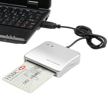 Jednoduché Comm USB Čítačku Kariet IC/ ID card Reader Adaptér Vysoko Kvalitné PC/SC Smart Card Reader pre Windows, Linux OS Na Sklade