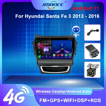 JMANCE Pre Hyundai Santa Fe 3 2013 - 2016 autorádio, Ai Hlas Multimediálne Video Prehrávač, Navigácia GPS Android Č 2din 2 din