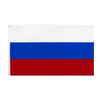 johnin 90x150cm biela modrá červená ruskej Federácie rus ru rusko vlajka