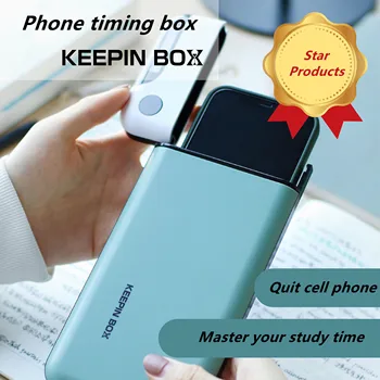 Keepin box! Mobilný telefón načasovanie box, self-disciplína načasovanie telefón prípade, mobilný telefón závislosť študentov, načasovanie zámok
