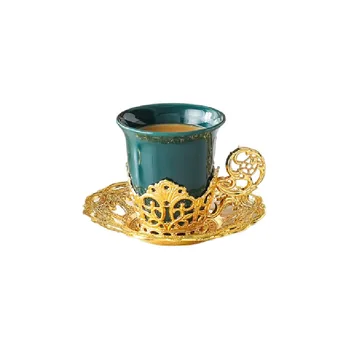 Keramické poháre, sada office poháre etiópskej kávy, pohár nastaviť juego de tazas de cafe turecká káva šálky čaju nastaviť turecká kuchyňa
