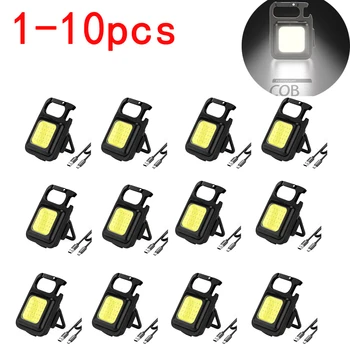 KLAS Prenosný Mini LED Baterka USB Nabíjateľné Pracovné Svetlo Keychain Outdoor Camping Rybolov, Horolezectvo Svietidlo Led Baterky