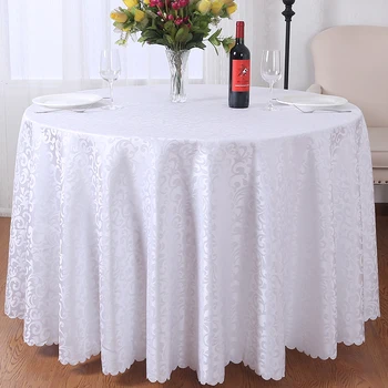 Kolo Luxusné Žakárové Tabuľka Kryt Polyester Textílie Umývateľný Obrus Jedálenský Stôl Ochranný Kryt Pre Domáce Vlastná Reštaurácia