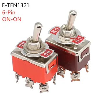 Kvalitné Micro switch 15A 250VAC 6PIN NA-NA E-TEN1321 prepínač Kolískový spínač, vypínač napájania