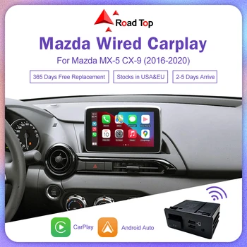 Káblové Apple CarPlay Android Auto USB Adaptér pre Mazda 2 3 6 CX3 CX4 CX5 CX8 CX9 MX5 2016-2020 s Mazda Pripojenie Systému
