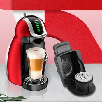 Kávové Kapsule Konverzný Adaptér pre Nespresso Opakovane kávovar Príslušenstvo Kapsule Previesť Kompatibilný s Dolce Gusto