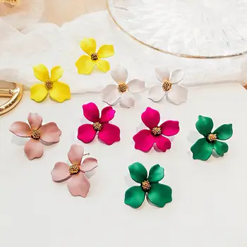 Kórejský Roztomilý Malý kvet Stud Náušnice Pre ženy, čerstvé a sladké Vyhlásenie Náušnice Dievča 2019 Módne Šperky