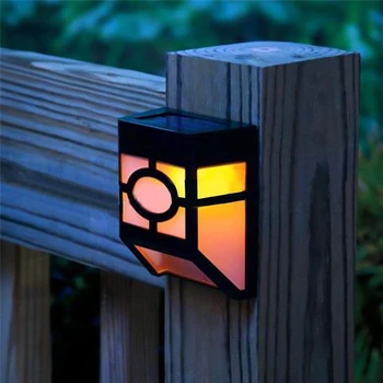 LED Solárne Osvetlenie Vonkajšie Osvetlenie Dvore Plot, Brána Lampa Nepremokavé Nástenné Svietidlo Energeticky Úsporné Záhradné Dekorácie Ulici Nočné Svetlo