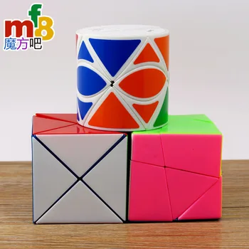 Magic Cube puzzle mf8 SmaZ 8 Os Valcového Valec Dino 2x2 SmaZ 8 Os Truncate Polovicu Krivkách, Helikoptéra Podivný Tvar Kocky