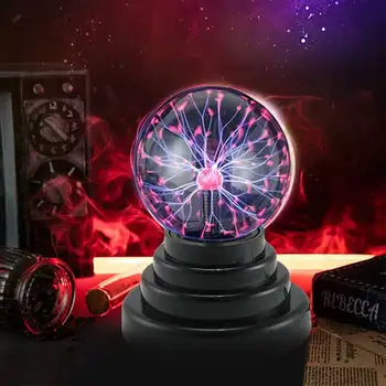 Magic Plazmová Lampa Loptu Dotyk Nočné Svetlo Novinka Crystal Osvetlenie Dieťa Nočného Narodeniny Deti Dar Herné Izba Dekor Tabuľka
