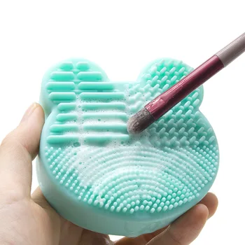 Make-Up Štetec Na Umývanie Štetca Pad Čistenie Mat Kozmetické Brush Cleaner Univerzálny Tvoria Nástroj Práčky Box Krása