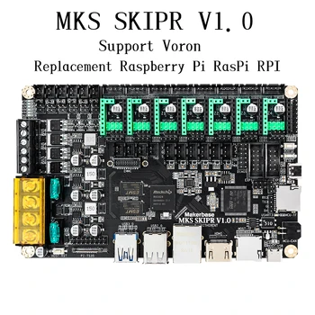Makerbase MKS SKIPR Doske Quad-Core 64bits SOC STM32F407VET6 Klipper EMMC Pre 3D Tlačiarne Voron Nahradenie Raspberry Pi