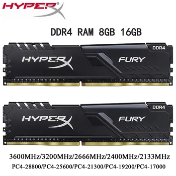 Memoria DDR4 RAM 8 GB 16 GB 32 GB 3600MHz 3200MHz 2400 2133 2666MHz Ploche Pamäť PC4-25600 21300 19200 28800 288Pin 1.2 V DIMM RAM