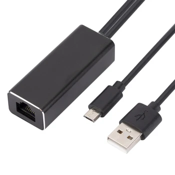Micro USB Napájanie RJ45 100Mbps Adaptér pre Chromecast/Požiaru TV Stick Sieťová Karta Televízie Ethernet Prevodník Príslušenstvo