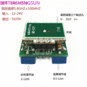 Mikrovlnná Indukčné Modul Mikrovlnný Senzor Prepínanie Frekvencie Modul HW-XC508