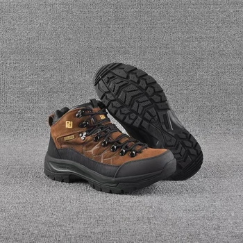 Milovníci originálne kožené nepremokavé turistické topánky pánske dámske non-slip shockproof Chodník lezenie, trekking vychádzkové topánky
