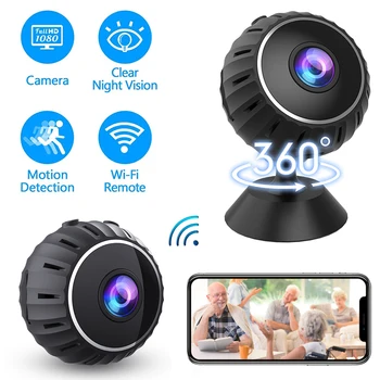 Mini Kamera 1080P Wifi Mikro Kamera s Video záznam Zvuku Domov Vonkajšie Bezpečnosť sledovacích Aplikácií Diaľkové Monitorovanie Nočné Videnie