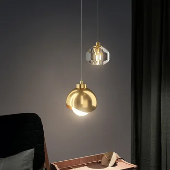 Moderné LED Svetiel Prívesok Luxusné Spálne Posteli Nordic Osvetlenie Pozastavenie Dlhom rade, Jedáleň, Obývacia Izba Pozadí Dekor Lampa
