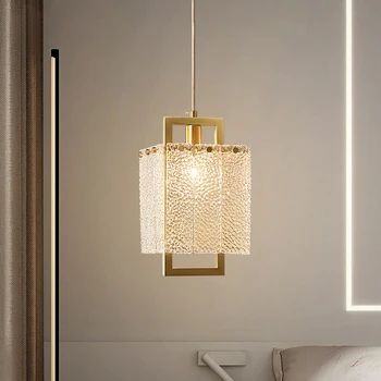 Moderné Luxusné Malé Medené Luster Zlaté Dlho Visí Lampa Tvorivé Vody Zrnitá Svietidlá Nočné Obývacia Jedáleň