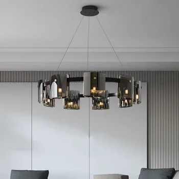 Moderné svetlo luxusná obývacia izba luster jednoduché spálňa dizajnér domov tvorivé high-end Nordic reštaurácia, bar hlavné svietidlo