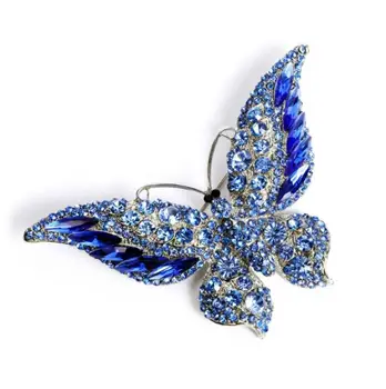 Móda Drahokamu Motýľ Farebné Brošňa pre Ženy Hmyzu Kolíky Osobnosti Šperky