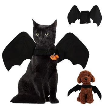 Módne Oblečenie pre Mačky Bat Krídla Zábavné Umelé Krídlo Psie Oblečenie pre Malé Psy Pet Cosplay Prop Pes, Mačka Halloween Kostým