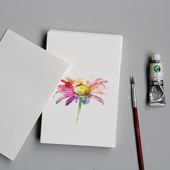 Na akvarelový papier prázdne DIY Pohľadnicu papier ručne maľované pohľadnice bieleho kartónu mládež domáce cartoon karty
