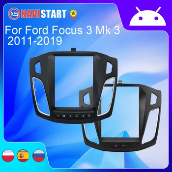 NAVISTART Pre Ford Focus 3 MK3 2011-2019 Tesla Štýl Rám Nosenie Vertikálne Obrazovka autorádia Multimediálne Video Prehrávač, Navigácia GPS