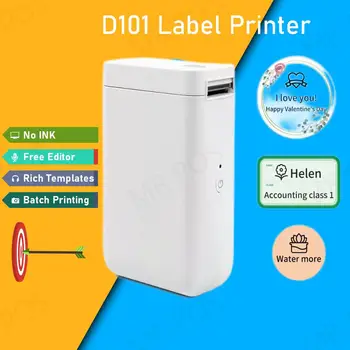 Niimbot D101 D11 D110 Plus Mini Tepelnej Label Nálepka Tlačiareň Inkless Prenosné Vreckové Label Maker pre Mobilný Telefón Stroj