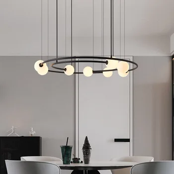 nordic led kameň hanglamp priemyselné svietidlo luster komerčné osvetlenie kuchyne, jedáleň, bar luster obývacia izba, jedáleň