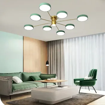 Nordic LED obývacia izba stropné svietidlo spálňa luster jedáleň luster villa hotel vnútorné osvetlenie stropné svietidlo pendan