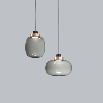 Nordic LED Prívesok, Svetelný Dizajnér Sklo Spálňa Posteli Visí Minimalistický Moderná Reštaurácia, Bar študovňa Tvorivé Dekor Lampa