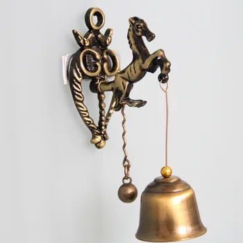 Nostalgické Retro štýl zvierat dvere, zvončeky kovov železa zvony zvonkohry ozdoby