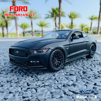 nové Maisto 1:18 2015 Ford Mustang GT športové auto Zliatiny Retro Modelu Auta Klasický Model Auta, Auto Dekorácie Kolekcie darček