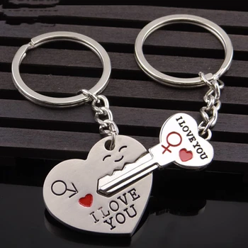 Nové Páry Keychain Romantický Symbolické Láska 