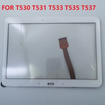 Nový 10.1-PALCOVÝ Dotykový displej Pre Samsung Galaxy Tab 4 T530 T531 T533 T535 T537 Dotykový Panel Digitalizátorom. Senzor Predné Sklo Objektívu