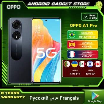 Nový, Originálny OPPO A1 PRO 5G Smartphone Snapdragon 695 6.7