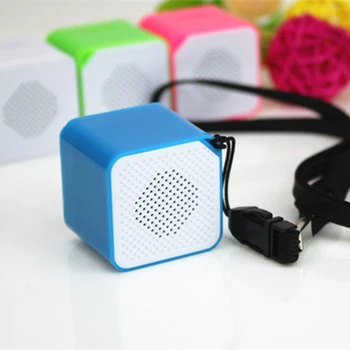 Nový Prenosný Mini Reproduktor Farba Anti-Elektromagnetické Rušenie MP3 Prehrávač, Externý Reproduktor Podpora TF Kariet Študent Walkman