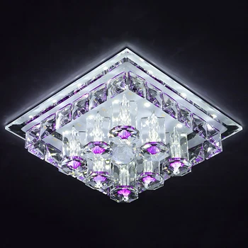 Nový príchod kruhu Moderné LED Crystal Stropné Svietidlá entranceway chodbe svetlá Uličkou reštaurácia osvetlenie