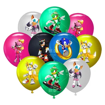 Nový Štýl Hry Sonic 12inch Balóny Deti Narodeninovej Party Dekorácie, Hračky pre deti, Dievčatá, Chlapcov Globos Deti Latexový Balón