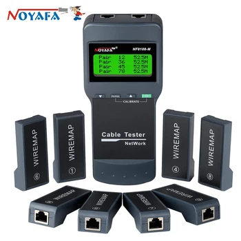 NOYAFA NF-8108M Sieťový Kábel Tester s 8 Diaľkové Meranie Dĺžky Tracker Siete Nástroj pre STP/UTP Twin Twisted Káble